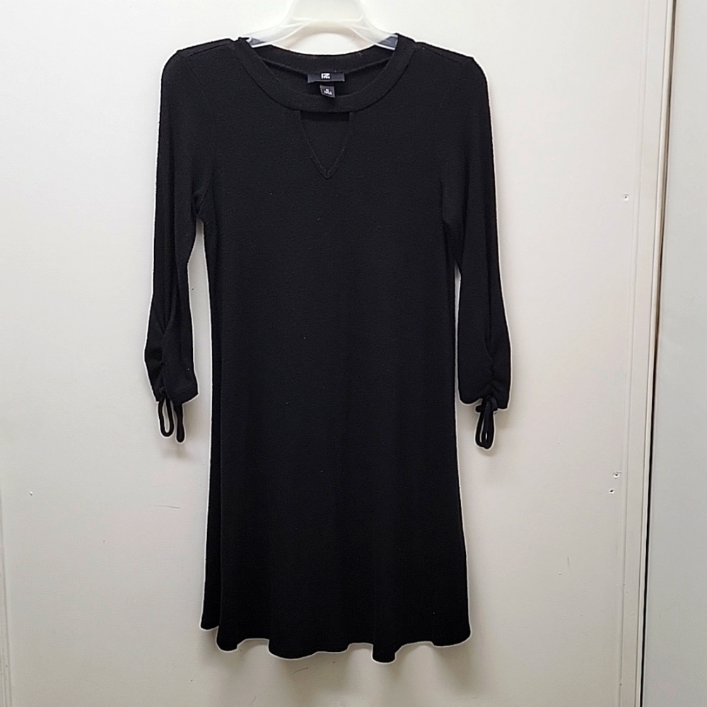 IZ BYER Black Knit Dress - Size M (Junior)